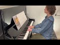Fading Firelight - Easy piano solo by Wendy Stevens