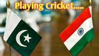 Playing Cricket- India Vs Pakistan | India Pakistan Match Draw | Best Entertaining Match | Amateur
