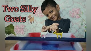 Two Silly Goats story with model| story series-1 | #twosillygoats #story #kindergartenlearningvideos