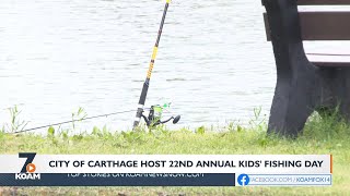 City of Carthage Hosts 22nd Annual Kid's Fishing Day (6/10/23)