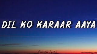 Dil Ko Karaar Aaya Lofi (Lyrics) | Sidharth Shukla & Neha Sharma | Neha Kakkar | Indian Lofi |