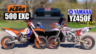 Yamaha YZ450F VS KTM 500 EXC