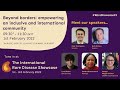 Beyond borders: empowering an inclusive and international community