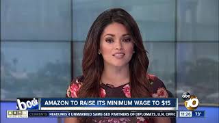 Amazon raises minimum wage to $15