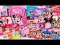 17 Minutes Satisfying with Unboxing HUGE Minnie & Mickey School Supplies | Toys Collection ASMR