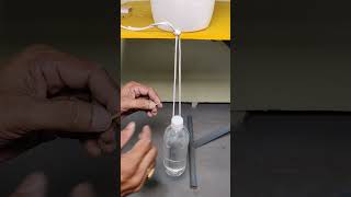 How to Balance A Water Bottle with Match Stick #science #experiment #shortvideos