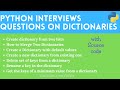 Python Interview Questions on Dictionaries:  Create Dictionary with default values