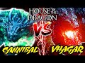 Vhagar Vs. Cannibal Explored - Who Would Win In A Fight  Between Most Dangerous Dragons In HOTD?