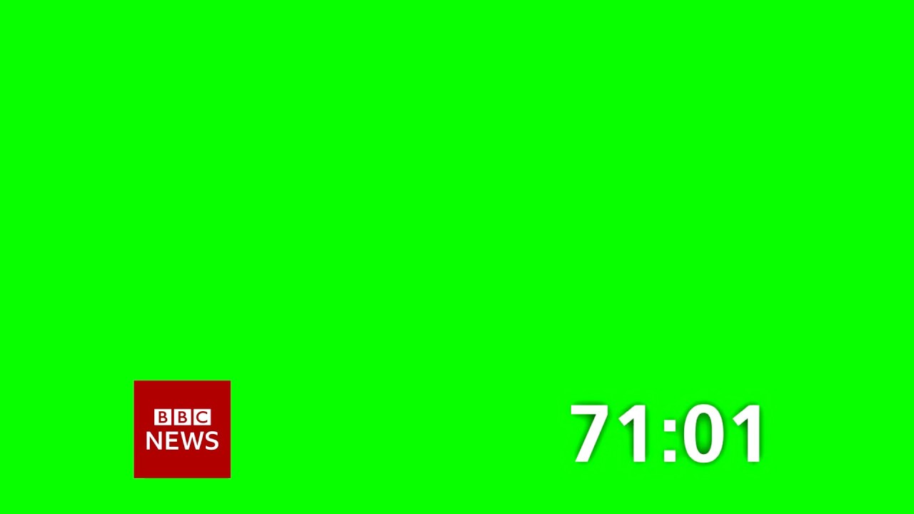 100 Seconds Countdown Bbc News Remix 2020 Version Green Screen Youtube