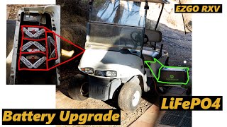 Golf Cart Battery Update with Mosasaur 51.2V 100Ah LiFePO4