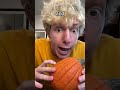 trying asmr pumpkin shorts