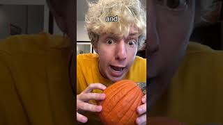 TRYING ASMR PUMPKIN #shorts