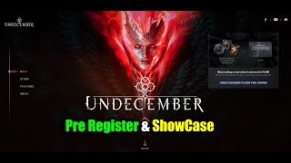 UNDECEMBER Pre Register & ShowCase this Dec 13th