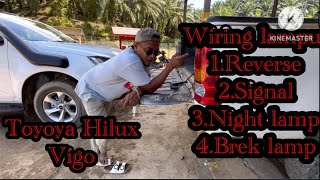 Check wiring lampu signal,lampu reverse,lampu malam,toyota hilux vigo