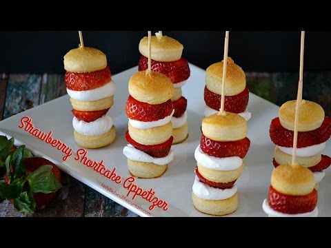 How To Make Strawberry Shortcake Appetizer Kabobs: Dessert Recipe How To Make Strawberry Shortcake Appetizer Kabobs: Dessert Recipe