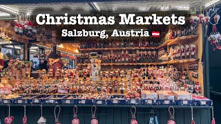 2024 Christmas Markets (ChristkindlMarkt) Salzburg, Austria 🇦🇹