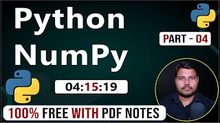Python Tutorial For Beginners in Hindi | Complete Python NumPy Module | Part-4 UPCISS Pro