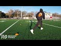 wide receiver curl drills