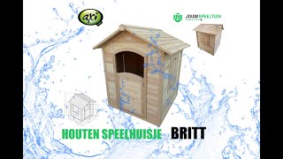 Houten speelhuisje | AXI - Britt