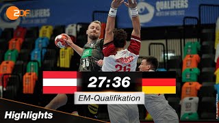 DHB-Team feiert Torspektakel | Österreich – Deutschland 27:36 | Handball-EM-Quali – ZDF