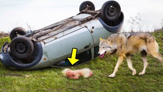 Wolf Finds a Baby in Car Accident, He Brings Her To the Wood And The Unthinkable Happens...