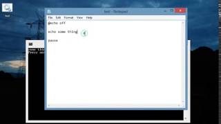 How to write batch script (tutorial) part 1