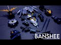 RAKIT BANSHEE!!! SD tapi bisa 4 Mode!! - SDCS UNICORN GUNDAM 02 GUNPLA (CS Frame) - Model Kit