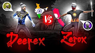 DEEPEX FF 🇮🇳 VS ZEROX FF 🇳🇵|| 1vs1 Most Demanded Match 😈🌍