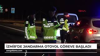 İZMİR'de Jandarma Otoyol göreve başladı