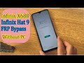 Infinix Hot 9 Play Frp Bypass Without Pc 100% || Infinix x680 Frp/Google Account Bypass Azan Mobile