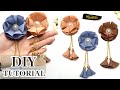 DIY Cara Membuat Bros Bunga dari Kain Perca || easy fabric flower tutorial