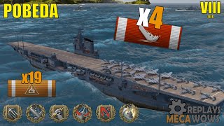 Pobeda 4 Kills \u0026 257k Damage | World of Warships Gameplay