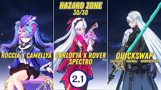 Tower of Adversity 2.1 | Roccia - Carlotta - Calcharo | Hazard Zone - Wuthering Waves