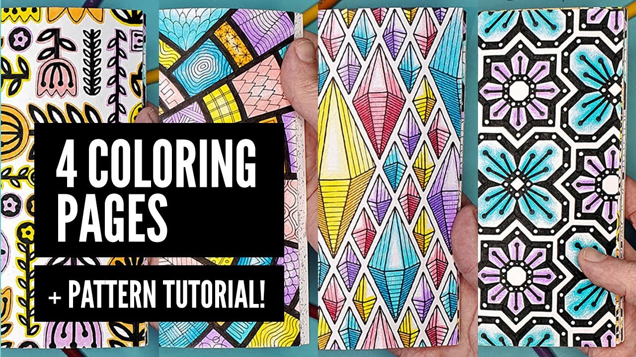 Coloring Book Patterns Tutorial 2025