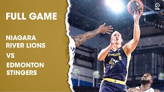 CEBL Summer Series 2020 | Full Game | Niagara River Lions vs Edmonton Stingers | July 31