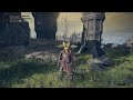 Elden Ring Get the Golden Scarab Helmet Early On (talk to the ghost on the spot)