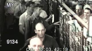 1940s USA Workers Punching Time Clock