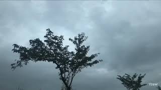 【タイムラプス動画】梅雨入り　くもり　雲の流れ