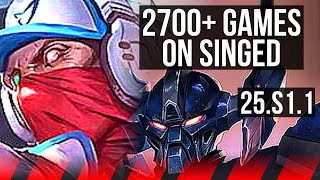 SINGED vs AATROX (TOP) | 2700+ games | NA Master | 25.S1.1