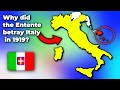 What led the Entente to betray Italy after ww1?