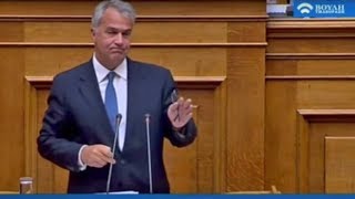 Ομιλία στη βουλή για την υπόθεση της πώλησης όπλων στη Σ. Αραβία