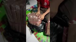 Unboxing baju seragam lebaran keluarga 16 stel