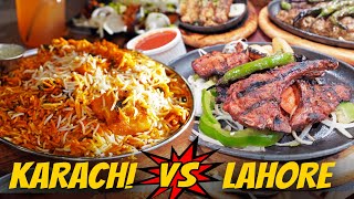 Karachi Food VS Lahore Food | Biryani ya Lahori Fish? Fry Kabab ya Lamb Chops? Best Food in Toronto