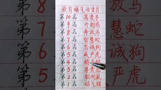 最有福气的生肖看看你是哪一个#法术 #易学#风水 #算命 #占卜 #八字 #星座 #風水 #生肖