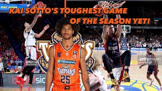 NBL ADELAIDE 36ERS KAI SOTTO TOUGHEST GAME OF THE SEASON YET! HUGE GAME VS CAIRNS TAIPANS!
