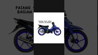 modifikasi Simpel Yamaha Vega R New , hasilnya diluar nurul 🤫, #vegarnew #vegarmodifikasi #fypshorts