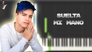 Juanse - Suelta Mi Mano | Instrumental Piano Tutorial / Partitura / Karaoke / MIDI
