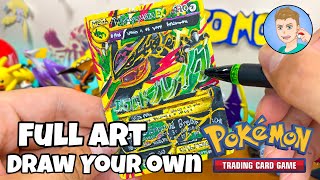 How to Draw Your Own FULL ART Pokémon Cards!