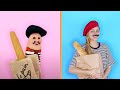 TRY THIS FRENCH BAGUETTE FINGER PEOPLE COMEDY Vs. TTG TEAM  #shorts