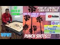 Carrom Cut and Punch Shots Where the Point Of Contact is Given for all the Coins(Only in One Turn )